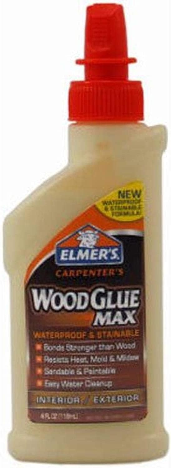 Elmer's E7290 Carpenter's Wood Glue Max, 4 Ounces, Tan