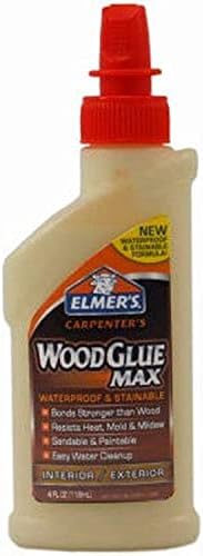Elmer's E7290 Carpenter's Wood Glue Max, 4 Ounces, Tan - Image 2