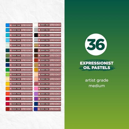 SAKURA Cray-Pas Expressionist Oil Pastel Set - Soft Oil Pastels for Artists - 36 Colors - Image 2