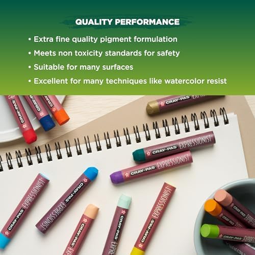 SAKURA Cray-Pas Expressionist Oil Pastel Set - Soft Oil Pastels for Artists - 36 Colors - Image 4