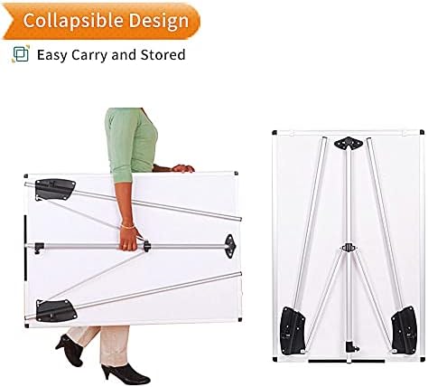 VIZ-PRO Whiteboard Easel, 36 x 24 Inches, Portable Dry Erase Board Height Adjustable With Flipchart Pad - Image 4